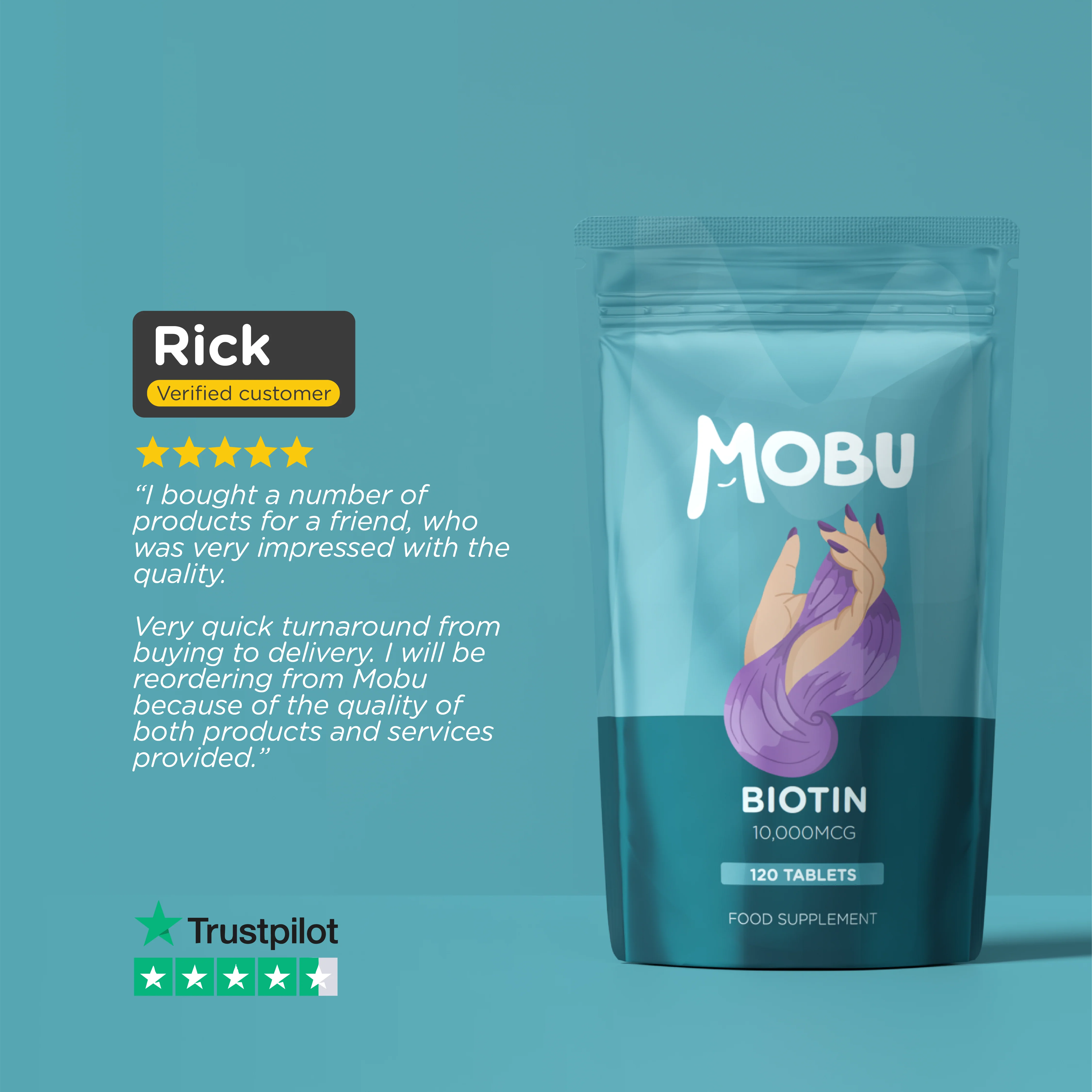 Biotin 10,000mcg - Image 5