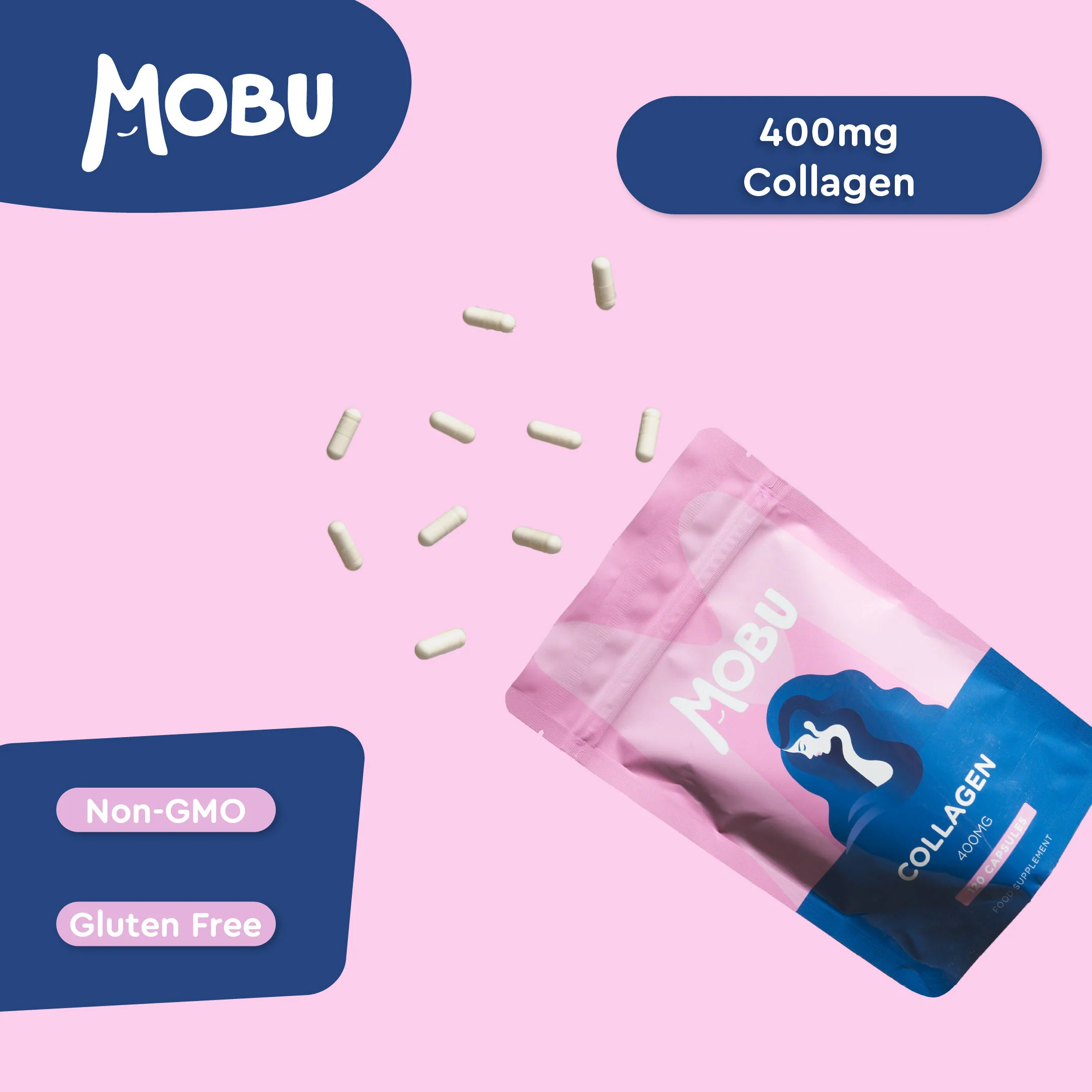 Bovine Collagen 400mg Capsules - Image 5
