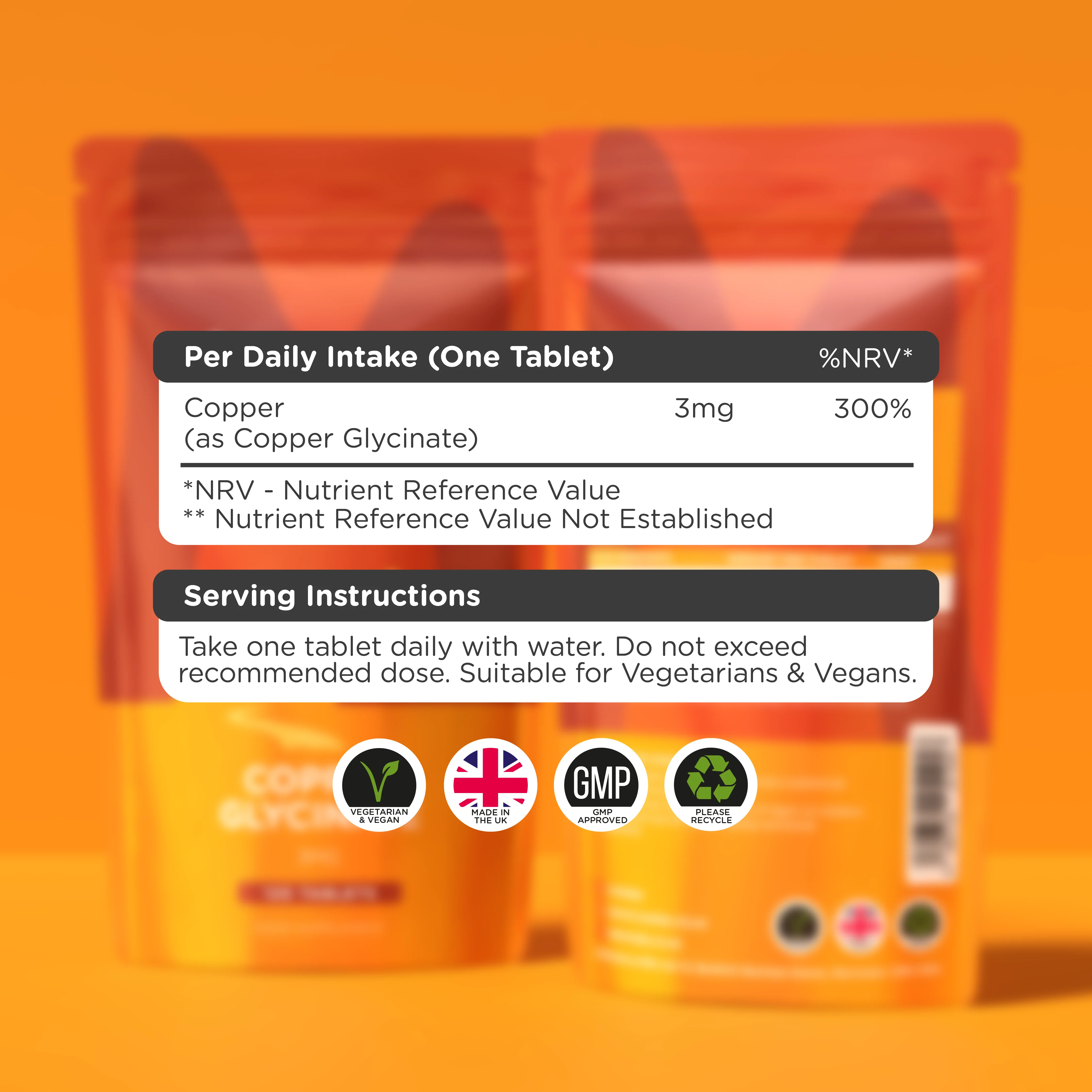 Copper Bisglycinate 3000mcg - Image 4