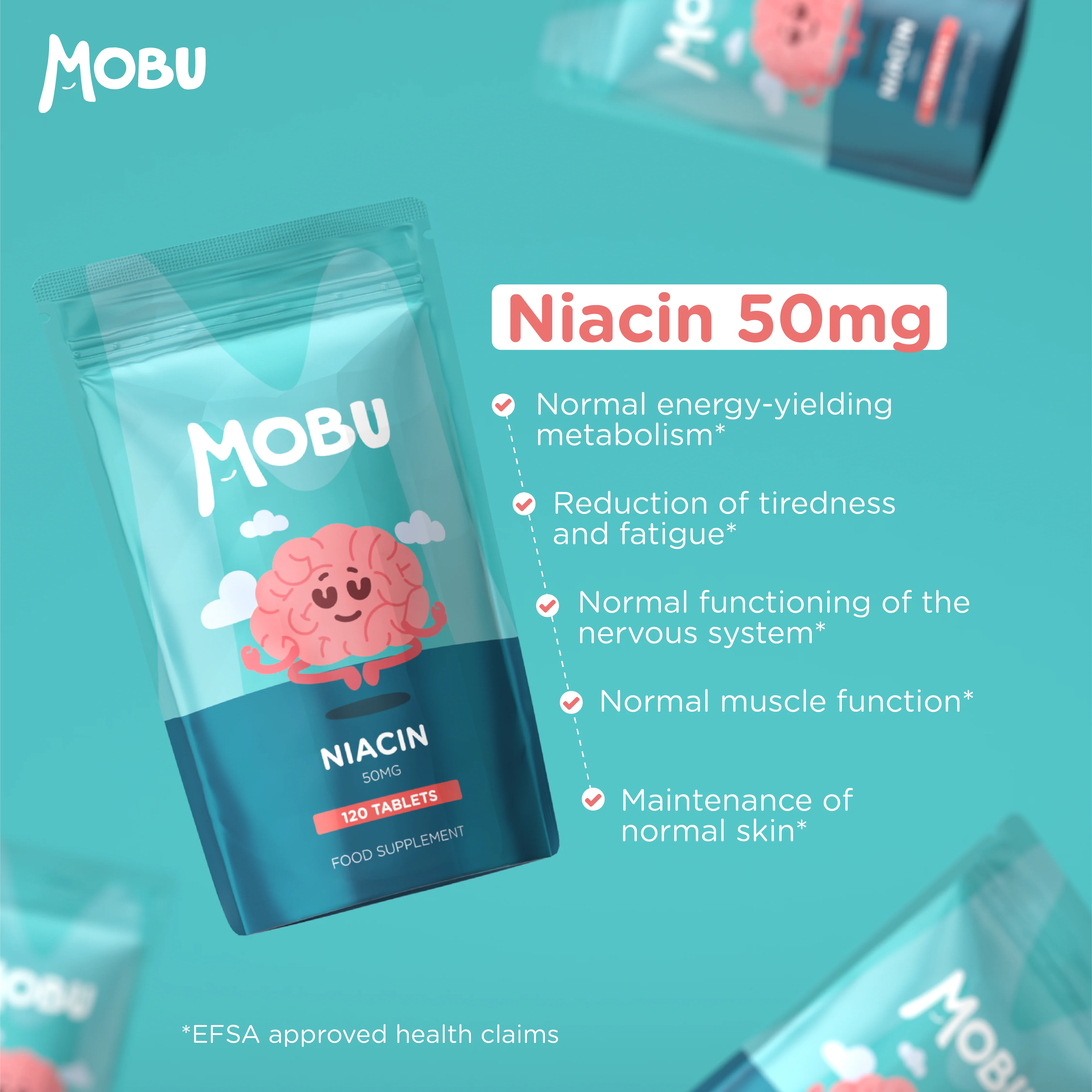 Niacin 50mg - Flush Formula - Image 3