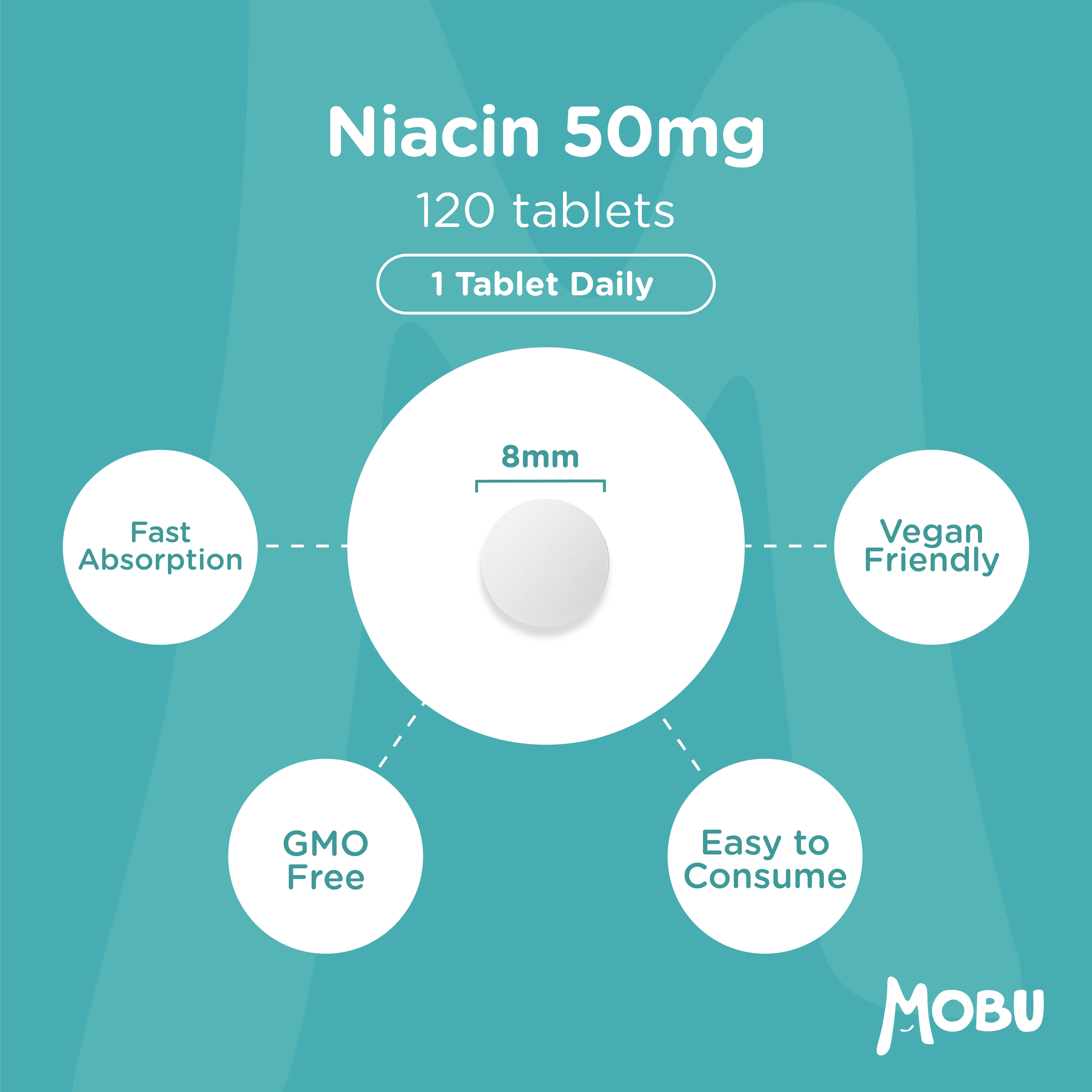 Niacin 50mg - Flush Formula - Image 5