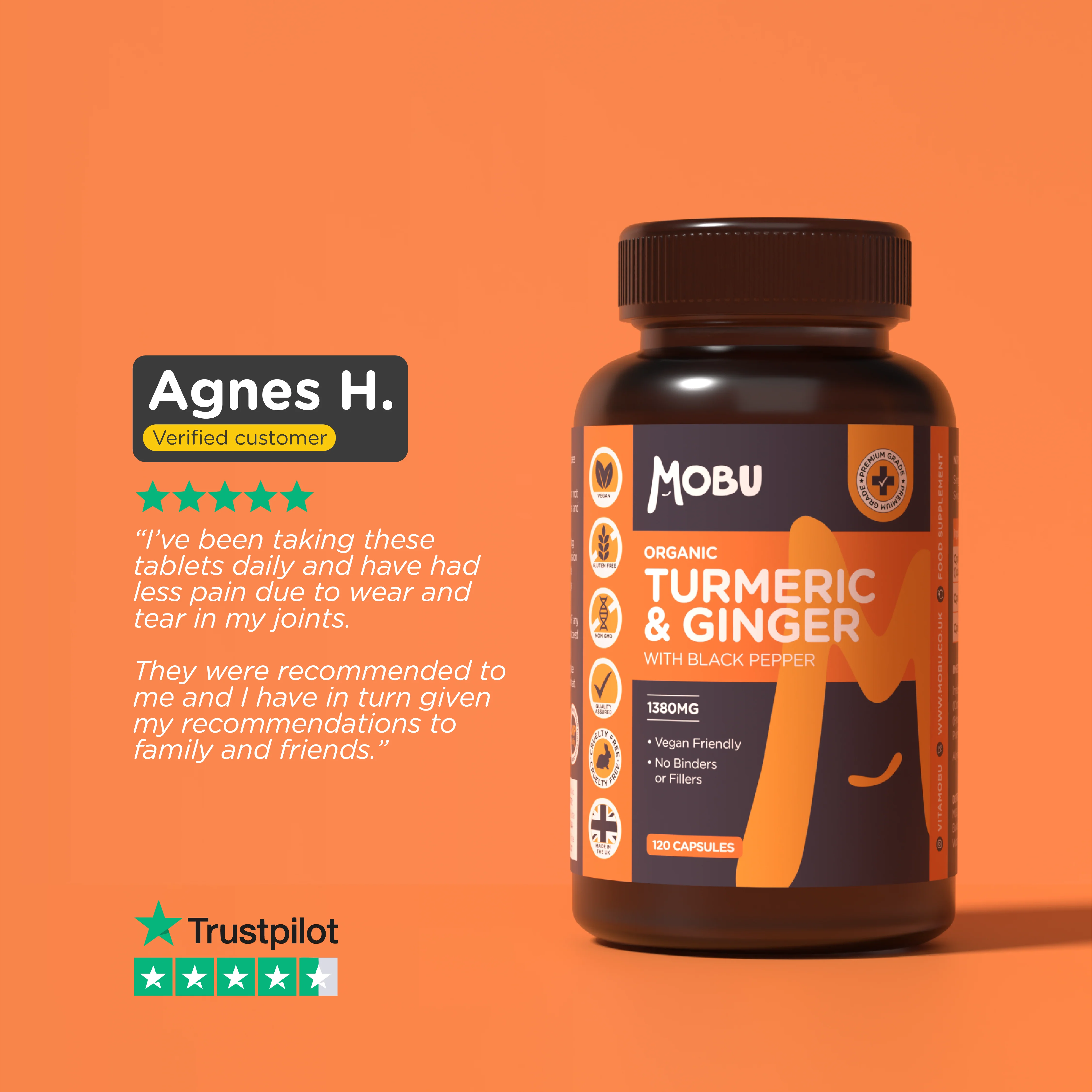 Clean Organic Turmeric, Ginger & Black Pepper - Image 5