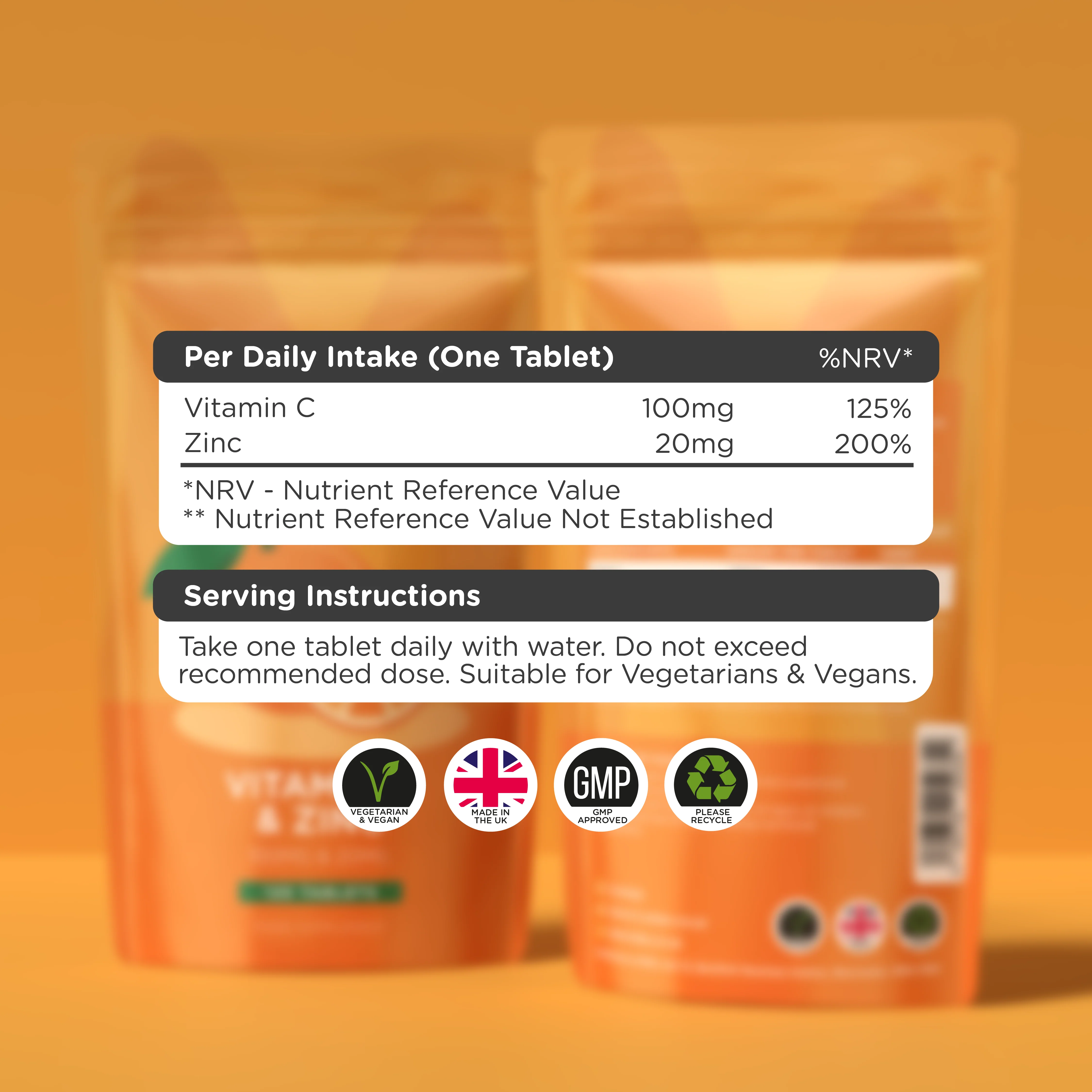 Vitamin C 100mg & Zinc 20mg - Image 4