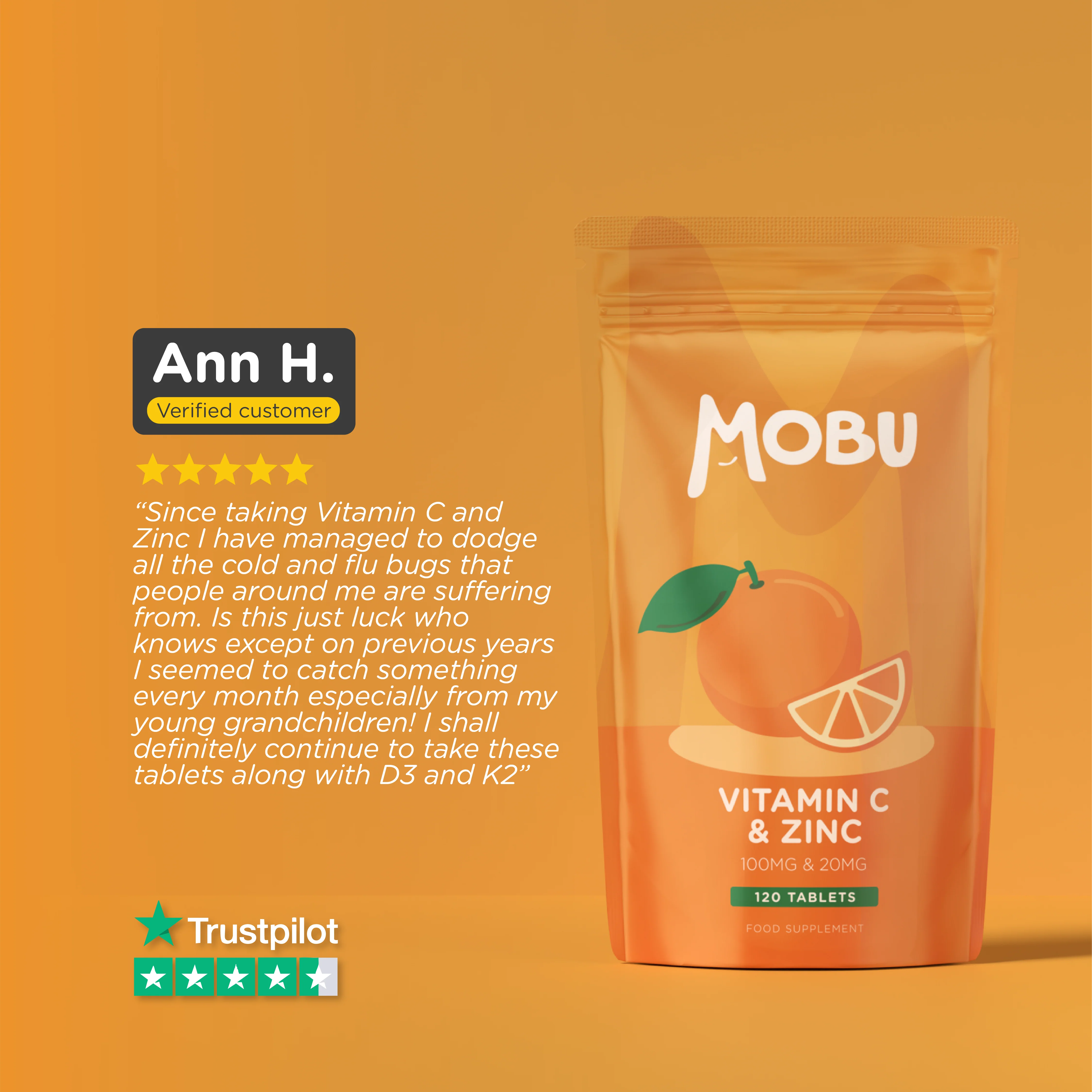 Vitamin C 100mg & Zinc 20mg - Image 6